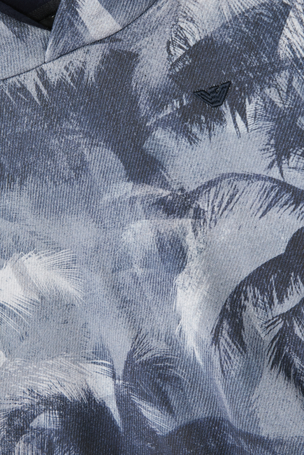 Palm Tree Print Hoodie